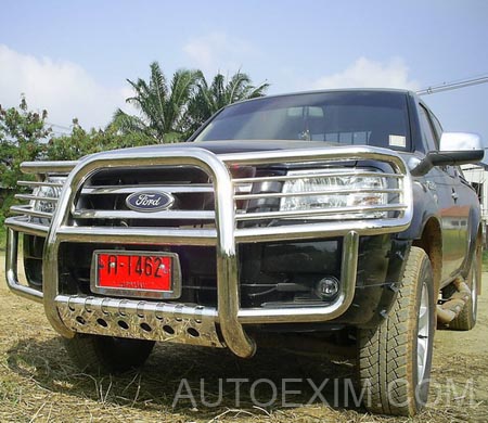 front bumper bull bar front view