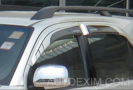 door visor in color fortuner new