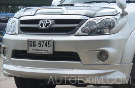 front skirt zoom details fortuner