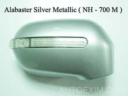 10.Side Mirror Cover with Lamp LED ColourALABASTER SILVER METALLIC (NH-700M)