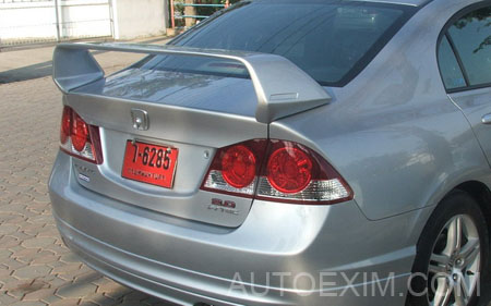 11.1).Rear Spoiler Mugen Style for New Civic