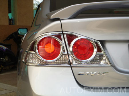 4. Tail Lamp Cover ( Chrome)  New Civic 2006 