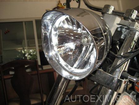 13).. Head Lamp Cap Stainless