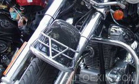 24).Front Mud Guard Protector  chrome