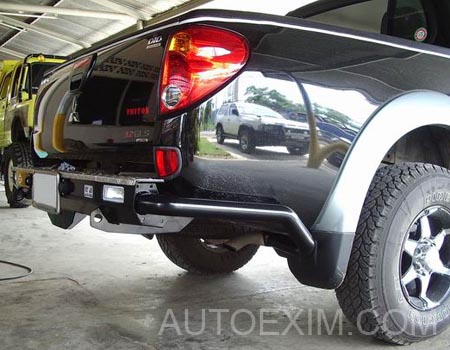 Rear bumper hard offroad