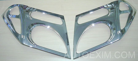 head lamp cover Navara chome