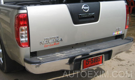 9).REAR BUMPER HILUX STYLE FOR NAVARA